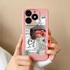 For Tecno Itel A70 Phone Case Cool Girl Cartoons Pattern Liquid Silicone Shell For ItelA70 A 70 High-quality New Design Fundas