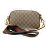 Gucci GG Supreme Neo Vintage Mini Messenger Bag,Canvas Brown Leather, Unisex Crossbody Camera Bag for Daily Shopping Travel 476466-K9GVT-8856