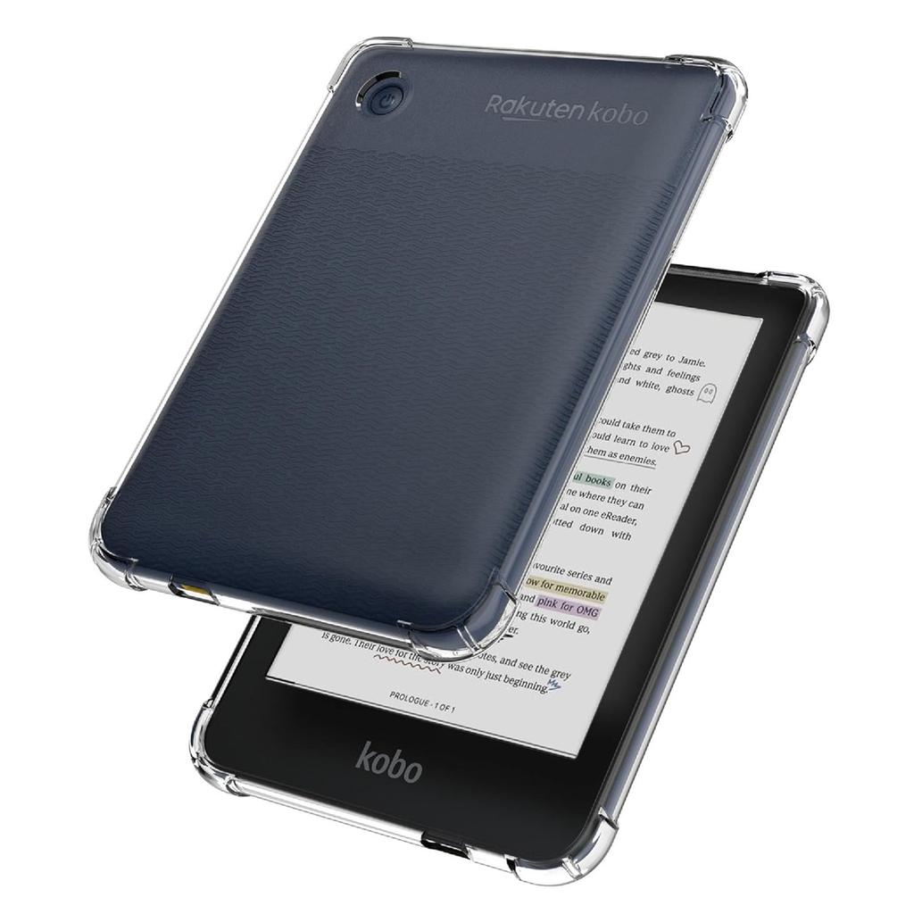 For Kobo Clara Colour/BW Case Four Corner Shockproof Transparent Tablet TPU Cover