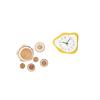 Rattan Woven Wall Art And Modern Acrylic Clock Hanging Decor for Tea Room Hallway Bedroom Porch Cafe