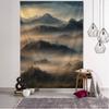 Mist Forest Background Tapestry Room Decoration Natural Landscape Wall Background Cloth Living Room Home Decoration Wall Hanging