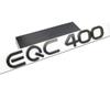 3D Letters Word EQC400 4MATIC Emblem Nameplate For  EQC 350 400 Rear Trunk Logo Sticker Silver Black Car Styling