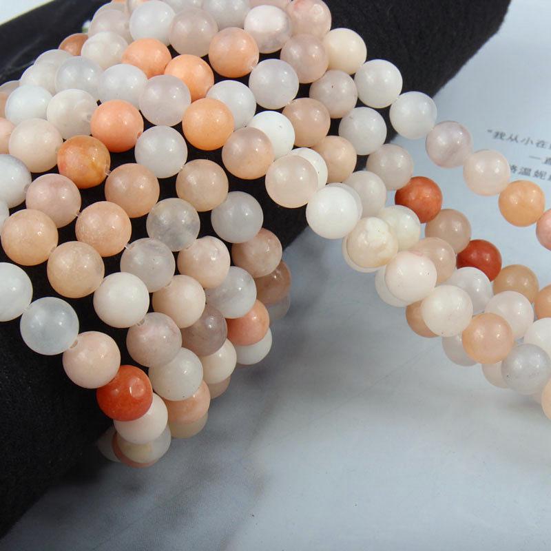 Natural Pink Aventurine Loose Beads for DIY Jewelry, Bracelet Making, Aventurine Stone Round Beads.