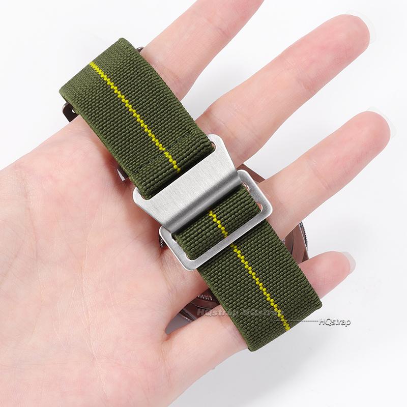 18mm 20mm 22mm Nylon Strap for Amazfit Men Bracelet for Samsung Galaxy 3 Troops Parachute Backpack Watctband Canvas Nylon Band