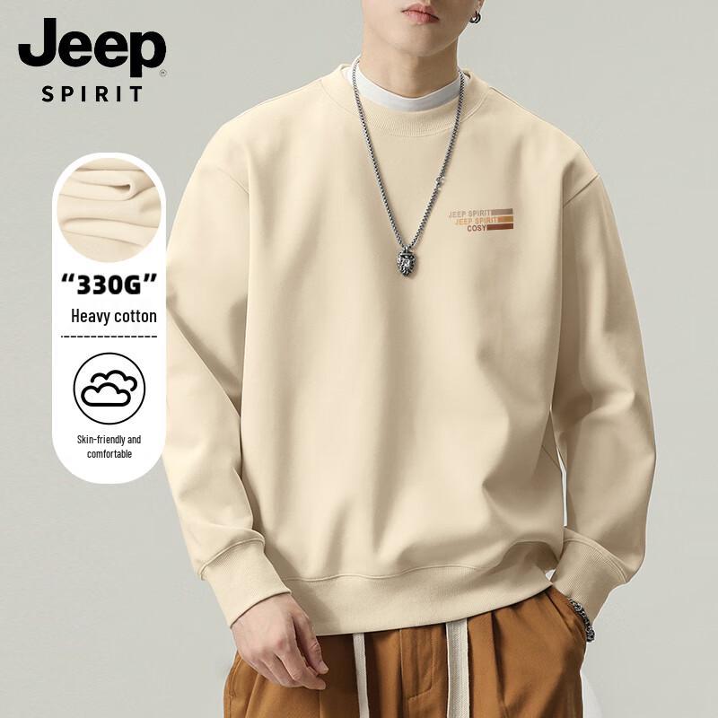 

JEEP SPIRIT Men s Autumn Printed Round Neck Sweatshirt 3XL
