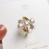 Natural Freshwater Pearl Ring: 925 Sterling Silver, Multi-Pearl Design