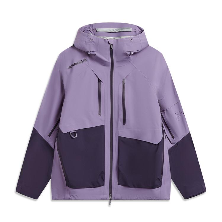 Li Ning Outdoor CF Tracing Single Layer Windbreaker Jacket Unisex Mineral Purple/Night Purple AEMW011-2 L