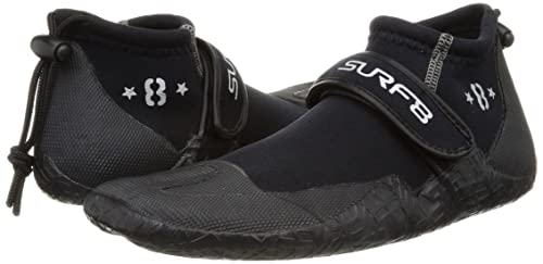 Surf Eight 2.5mm Reef Boots with Belt 8SA1R1 Black 25.0cm