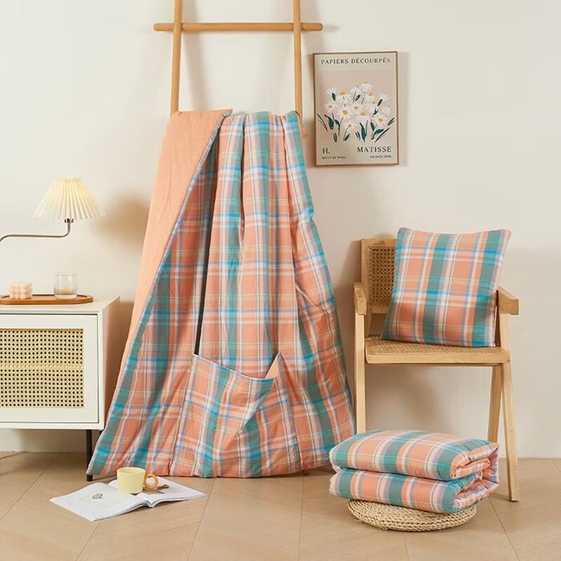 

Hongdou Washed Cotton Pillow Blanket 40x40cm