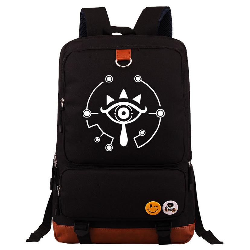 Anime Cartoon Print Teen Student Schoolbag Large Capacity Travel Bag Men And Women Backpack