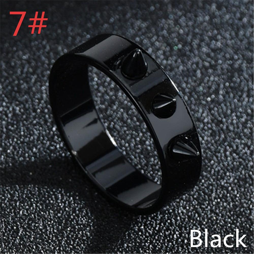 Schmuck Hip Hop Biker Rock Nieten Punk Ringe Herrenringe Edelstahl