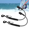 2Pcs Surf Leash 22‑28in   Straight Surfboard Leash Tensile Resistance Surf Board Leg Rope