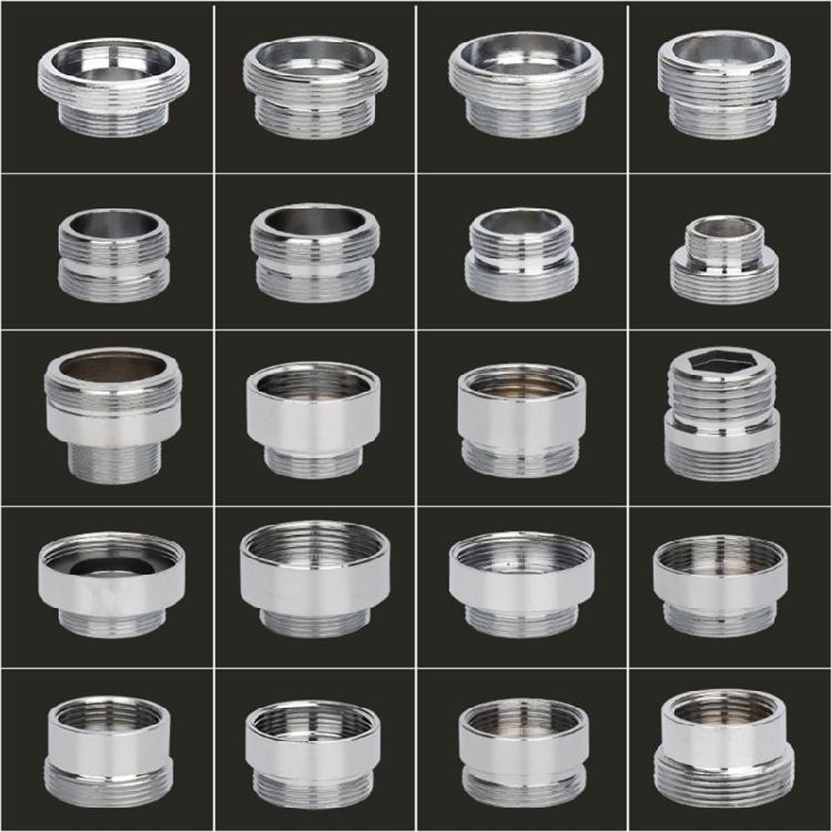 20 Pieces Tap Adapter Set Multipurpose Water Tap Connectors Thread Adapter for Kitchen Faucets and Garden Hose Use