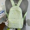 Schoolbag1011 New Girl Backpack Cute Sweet Large Capacity Lightweight Backpack Star Moon Trend Commuter Leisure Backpack