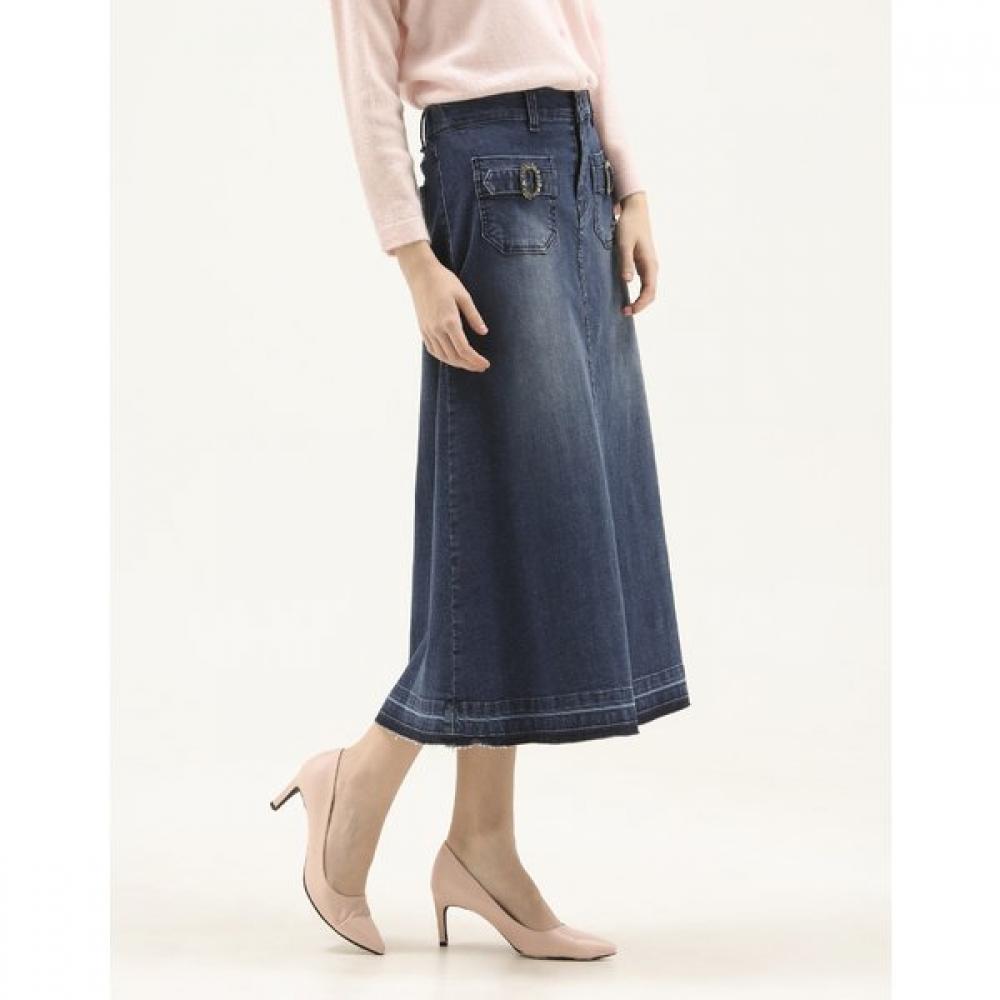 Son Jung Wan Jewel Pocket Denim Skirt Zjs6161010