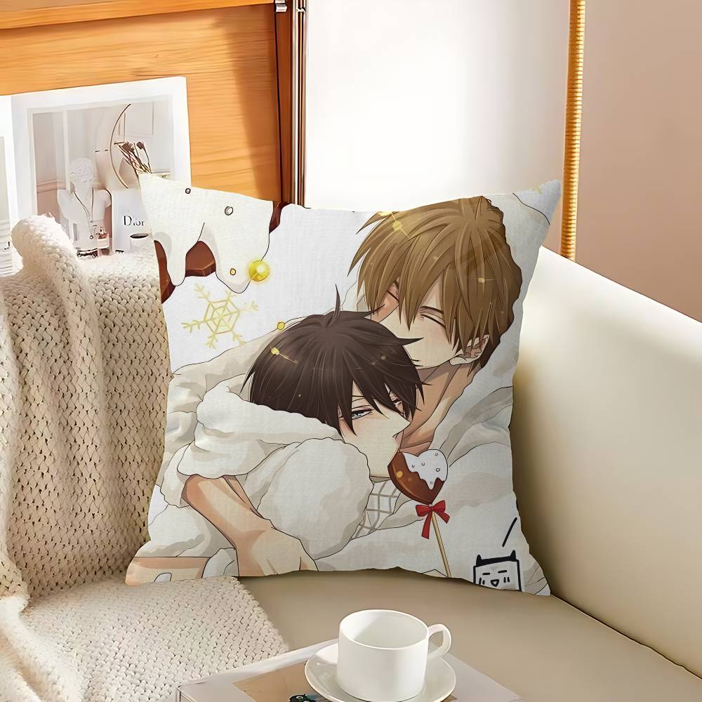 

Dakaretai Otoko Odosarete Imasu Anime Pillow Gift Home Office Decoration Bedroom Sofa Car Cushion Cover Case 45x45 12x12Inch