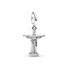 Ciondolo Fascino Argento 925 Fai da Te Torre Porta Castello Nave Angelo per Donne Gioielli Collana Bracciale Boutique