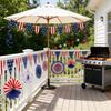 4th of July Decorations Set Independence Day  Memorial Day Decor USA Flag Balloons Paper Fans Balloon Party Decoration