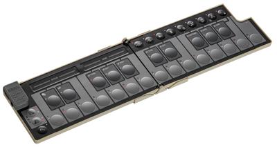 NanoKEY Fold MIDI 25 Enthält Sandbeiges Keyboard, Tasten, Kompakt, Controller, DTM, USB, Stromversorgung über USB, Plug-ins, (NANOKEY-FD SB)