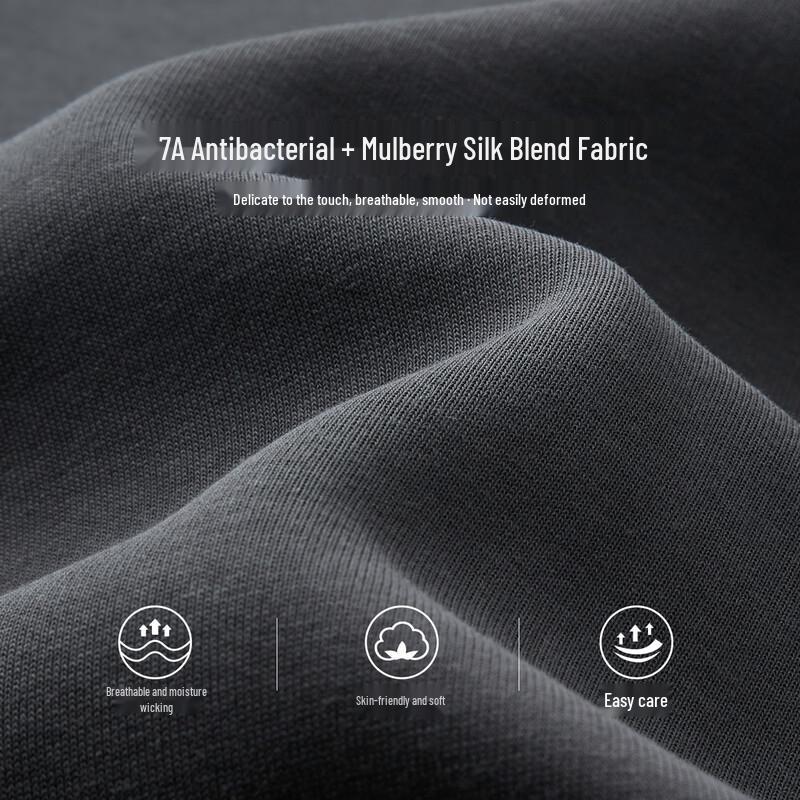 Shanshan Men's All-Season Ribbed Round Neck Pullover Sweatshirt