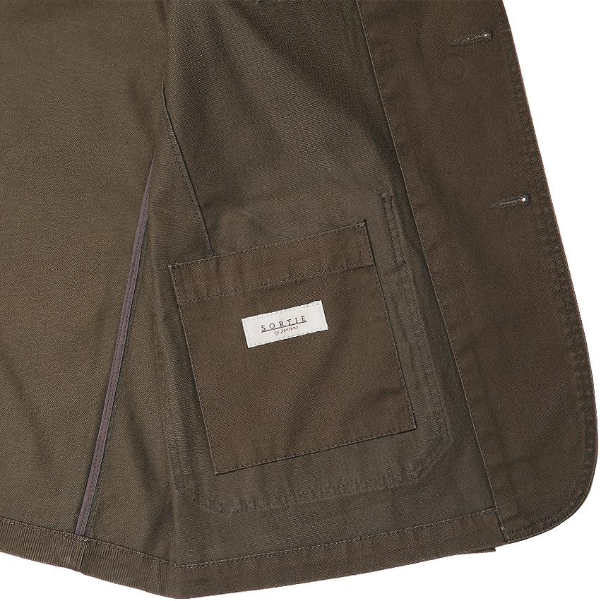 Sortie Tura Cotton Washed Jacket (Brown)
