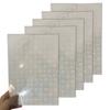 5 Sheets Clear Holographical Overlay Lamination Vinyls Self-Adhesive Laminate Waterproof Vinyls Sticker Paper
