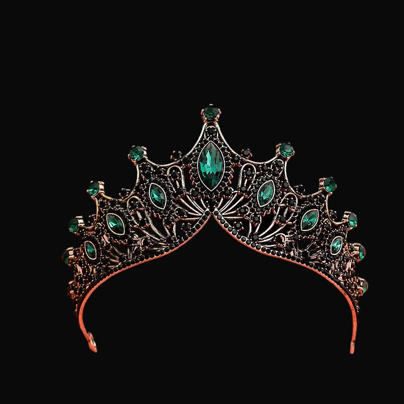 Bridal Crown Headband Headband Wedding Korean Style Birthday Adult Gift Crystal Crown Princess Dress Hair Accessory