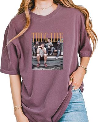 Golden Girls Thug Life Street Unisex T-Shirt, Vintage Soft, Garment Dyed, Relaxed Fit