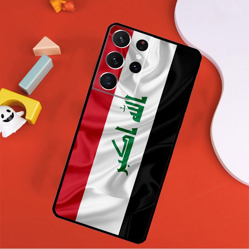 

Iraq Flag Phone Case For Samsung Galaxy S24 Ultra S25 Ultra S9 S10 S20 S21 S22 S23 Plus S24 FE Cover Galaxy S10