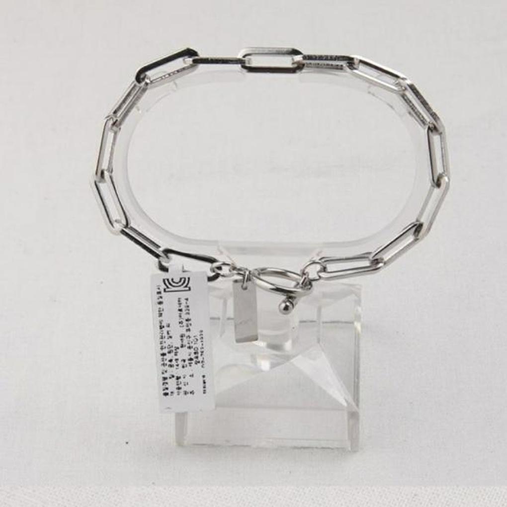 Atria Tiba Square Stick Chain Men's (20cm) and Du (18cm) Couple Bracelet HNFBASC0014FRF