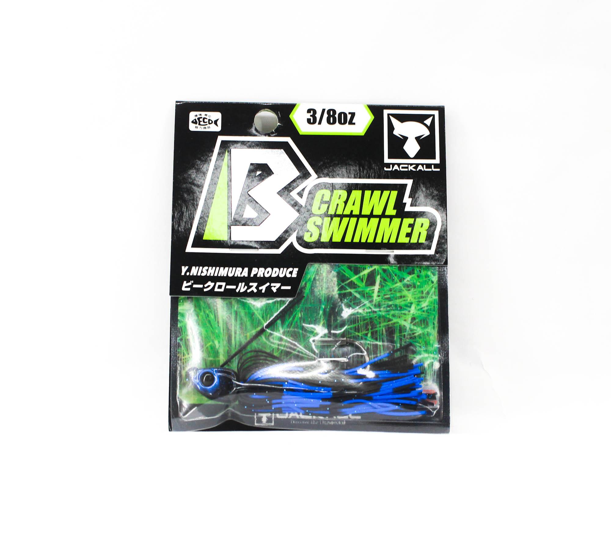 

Jackall B Crawl Swimmer, 3/8 унции, черная синяя полоска (1397)