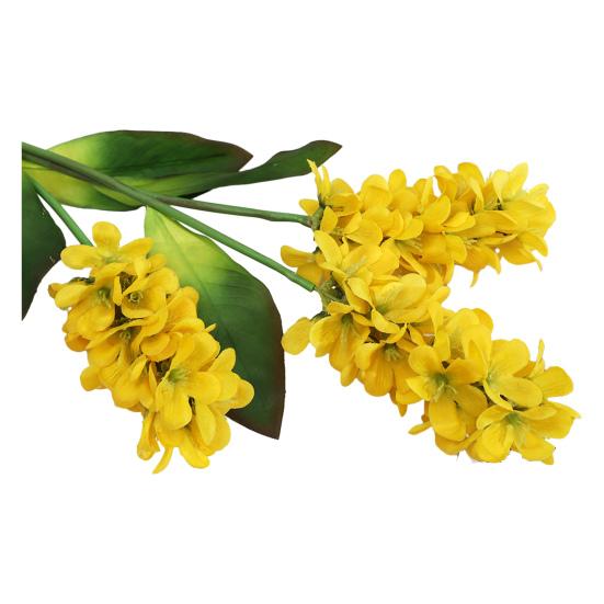 

Artificial Hyacinth Flowers 19 Real Touch Fake Hyacinth Branch for Vase Wedding Home Garden Office Decor жёлтый