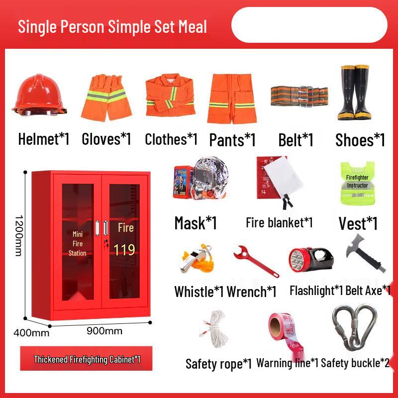 XiaYou Miniature Fire Station Cabinet