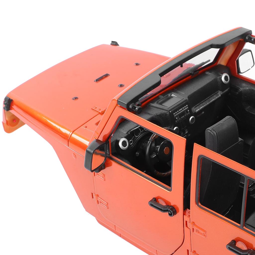 313mm Wheelbase Open Car Body Shell Accessory Fit for SCX10 90046 1/10 RC Car ModelOrange