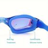 Regulowane okulary Profesjonalne okulary pływackie Anti-Fog UV Protect Wodoodporne silikonowe lustrzane okulary do nurkowania