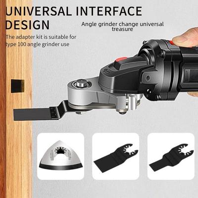 Universal Woodworking Angle Grinder Attachment: Multi-Functional Electric Trimmer & Cutting Machine Slotter