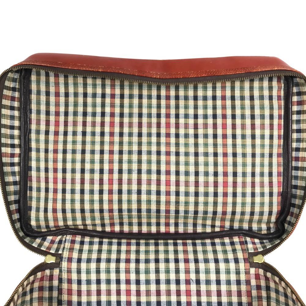 SWAINE ADENEY BRIGG Inside Check Bag Travel Bag Hand Bag Travel Bag Duffle Bag