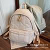 Schoolbag Down Backpack Women's 1011 New Summer Junior High School Girl Schoolbag Girls High School Students Lightweight Cotton Backpack