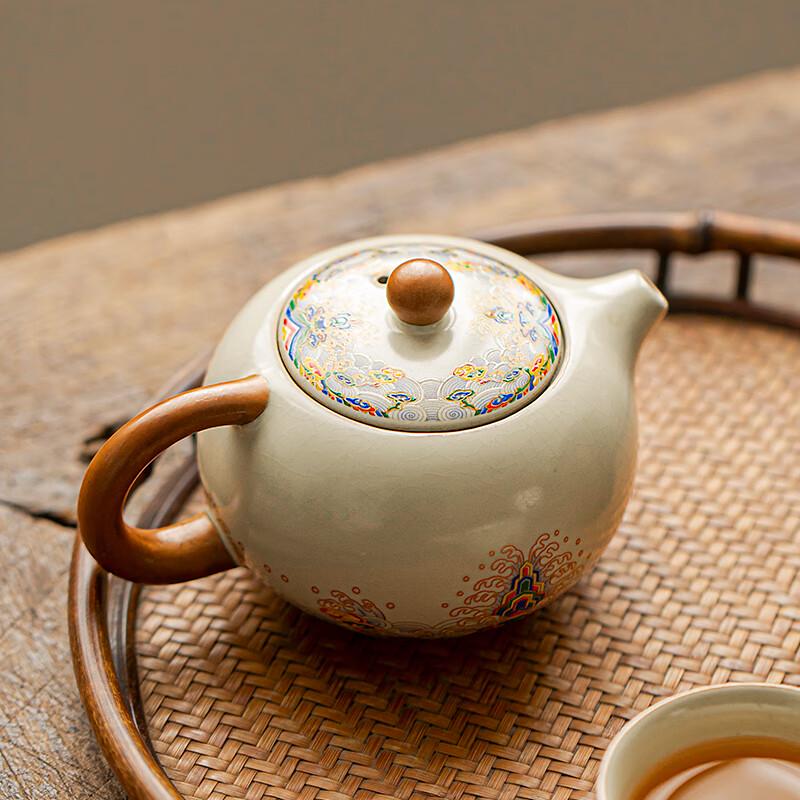 Tang Feng Ru Kiln Ceramic Xishi Teapot
