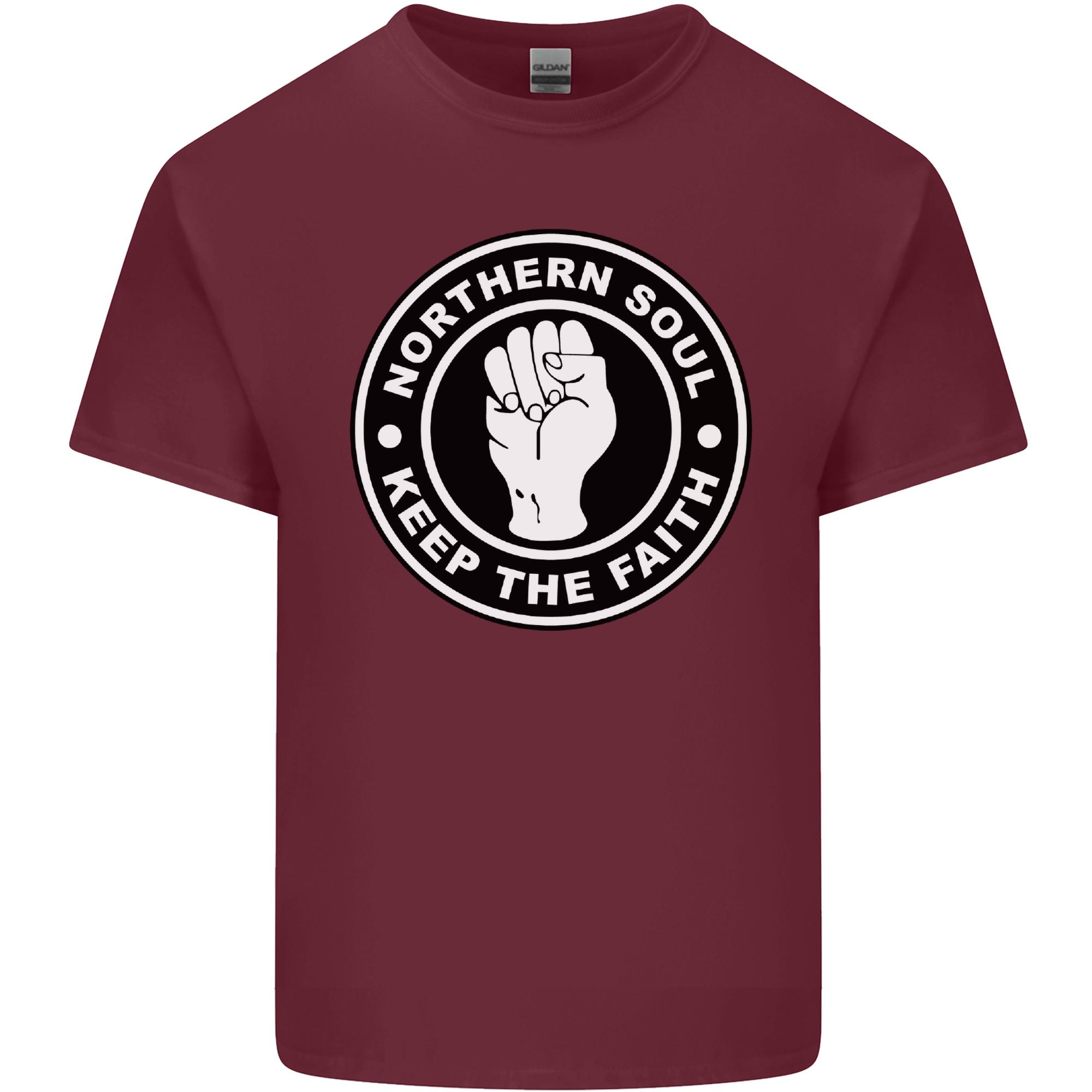 Northern Soul Keeping the Faith Unisexs Light Cotton TShirt S