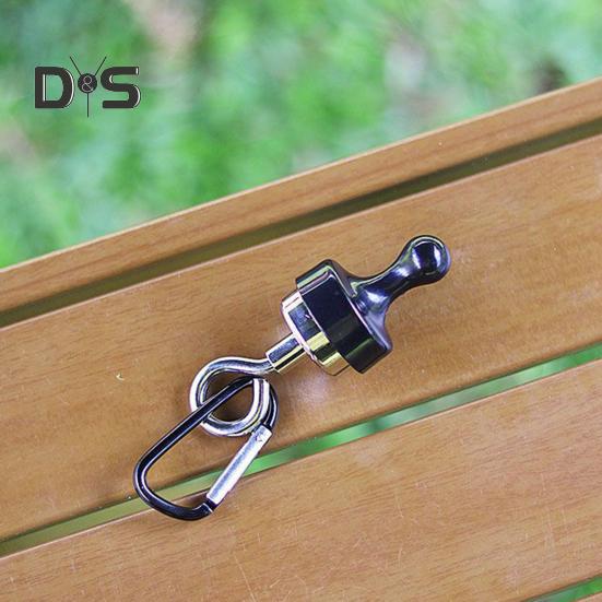 Camping Magnetic Hook Heavy Duty Stainless Steel Detachable Outdoor Tent Canopy Camping Gear Lantern Light Metal Hanger Buckle
