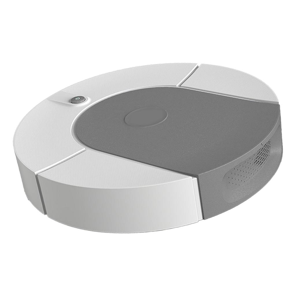 Roboter-Staubsauger, starke Saugkraft, automatisch, per USB wiederaufladbar, Kehrroboter für Keramikfliesen, Hartböden, Grau