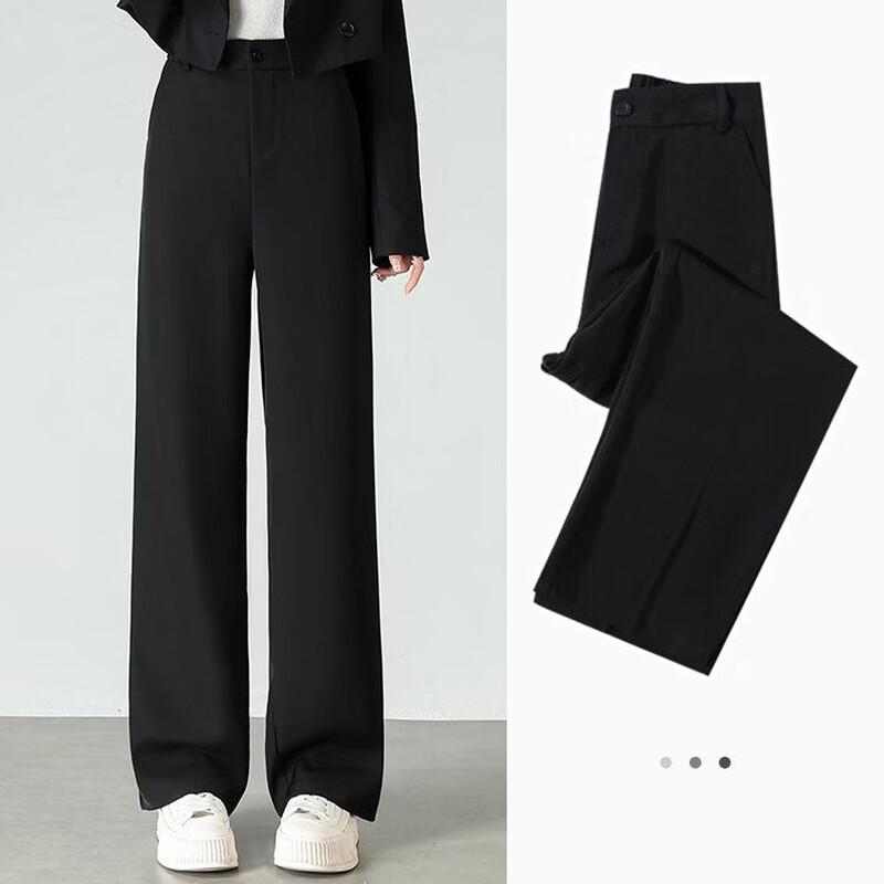 Women s Modal Draped Slimming Wide-Leg Trousers M