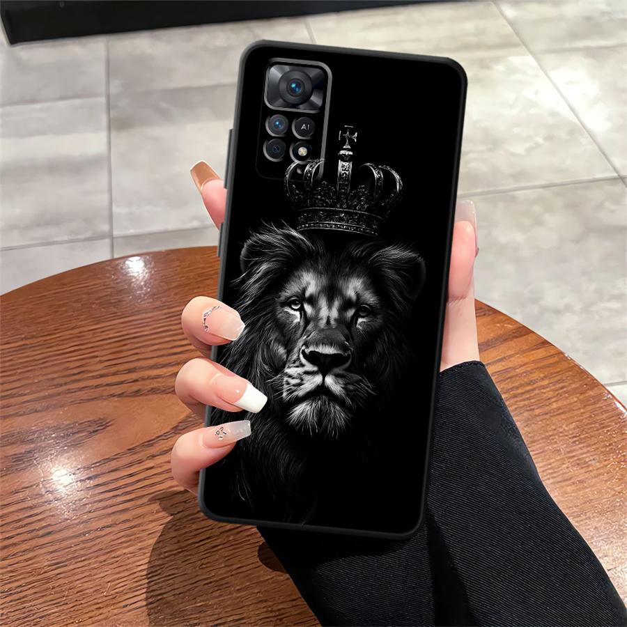 Cool Animal Tiger Lion Case for Xiaomi Redmi Note 7 8 10 9 13 Pro Plus 10S 9S 14 11 12 Pro 11s 12s Funda Phone Cover