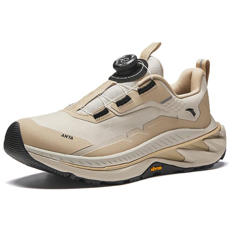 New Anta Wild PRO Anti-Slip Wear-Resistant Low-Top Running Shoes Men's Beige 112445589-1