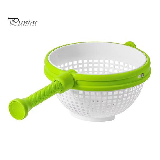 

Складная центрифуга для салата со складной ручкой, многофункциональная протирка для фруктов и овощей, сетчатый дуршлаг, корзина для слива A