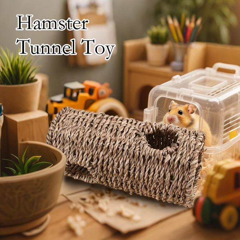 Small Animal Tunnel Hamster Cage Tunnels Chew-resistant Interactive Safe Exercise Stimulation Cage Enrichment For Small Pet