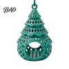 Festive Underwater Landscape Decor Christmas Tree Aquarium Floating Hideout Ornament, Fish Shrimp Cave Shelter with Ornament for Holiday Season Santa
