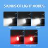 XPG LED Ear-Mounted Headlamp IPX4 Waterproof Motion Sensor Super Bright Headlight 5 Lighting Modes for Camping Mountain Climbing
