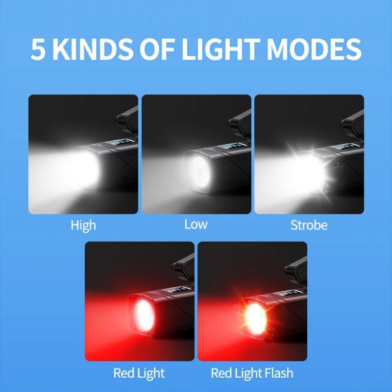 XPG LED Ear-Mounted Headlamp IPX4 Waterproof Motion Sensor Super Bright Headlight 5 Lighting Modes for Camping Mountain Climbing